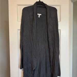 Ultra Cozy and Long Leith Dark Grey Sweater, Size S